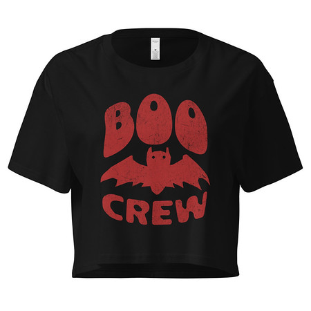[ID: 636-G252] Boo Crew Women's Crop Top