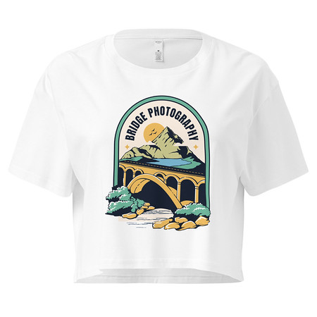 [ID: 636-G285] Bridge Photography - Scenic Women's Crop Top