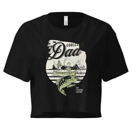 [ID: 636-G419] Coolest Dad Women's Crop Top