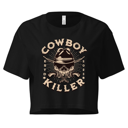 [ID: 636-G428] COWBOY KILLER Women's Crop Top