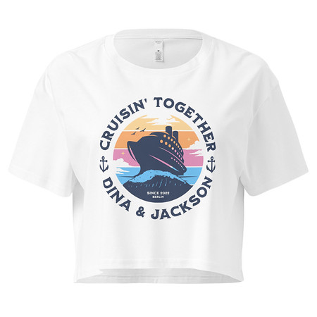 [ID: 636-G441] Cruisin' Together - Cruise Ship Women's Crop Top