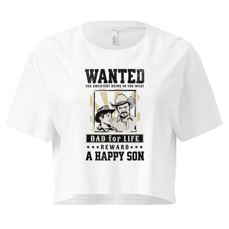 [ID: 636-G461] Dad Wanted Women's Crop Top