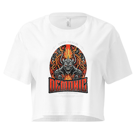 [ID: 636-G488] Demonic Women's Crop Top