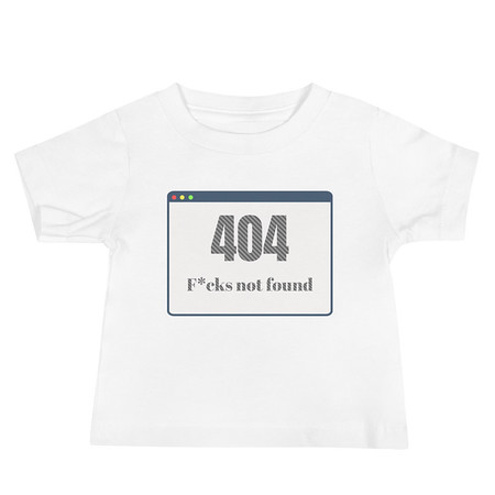 [ID: 305-G7] 404 Baby Staple Tee