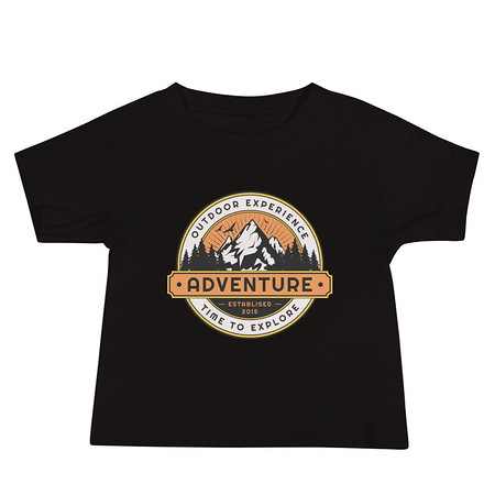 [ID: 305-G26] Adventure - Outdoor Mountain Baby Staple Tee