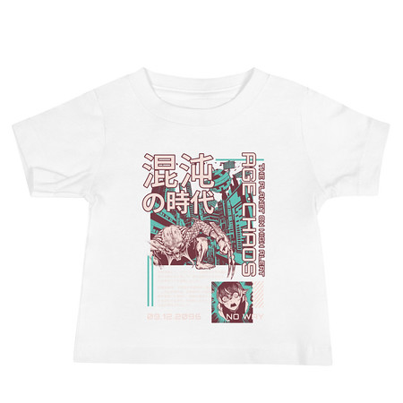 [ID: 305-G34] Age of Chaos - Japanese Anime Baby Staple Tee