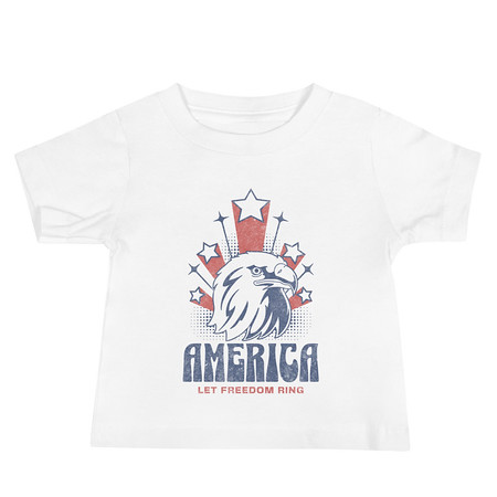 [ID: 305-G63] America Baby Staple Tee