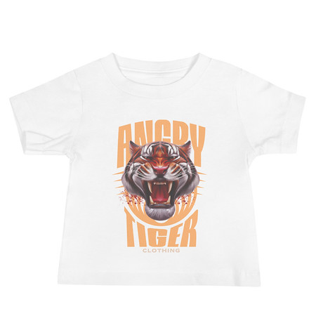 [ID: 305-G85] Angry Tiger - AI Baby Staple Tee
