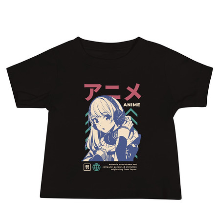 [ID: 305-G89] Anime Girl Baby Staple Tee