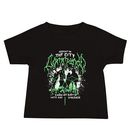 [ID: 305-G105] Assault on the City Baby Staple Tee