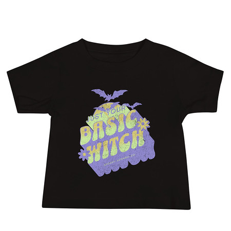 [ID: 305-G146] Basic Witch - Halloween Baby Staple Tee