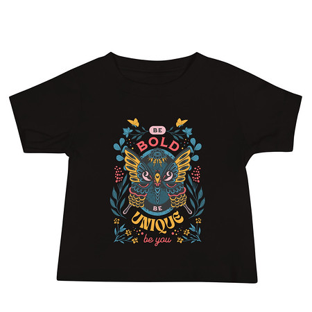 [ID: 305-G154] Be Bold Be Unique Baby Staple Tee