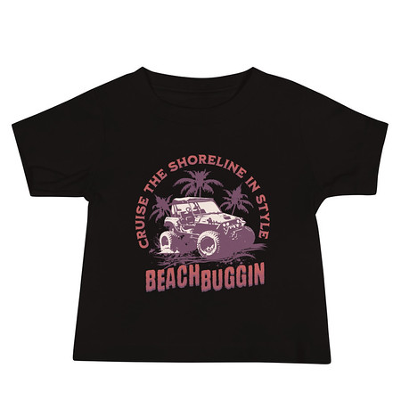 [ID: 305-G163] BEACH BUGGIN Baby Staple Tee