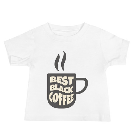 [ID: 305-G185] Best Black Coffee - Hot Cup Baby Staple Tee