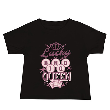 [ID: 305-G209] Bingo Queen - Retro Crown Baby Staple Tee