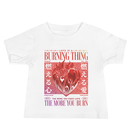 [ID: 305-G299] Burning Thing Baby Staple Tee