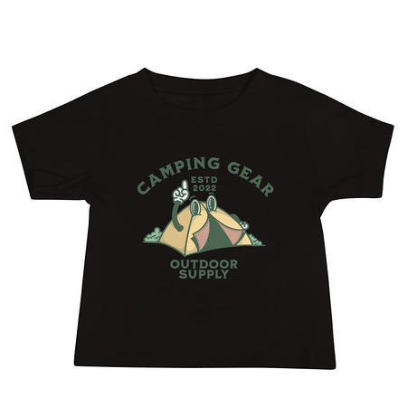 [ID: 305-G326] Camping Gear Baby Staple Tee