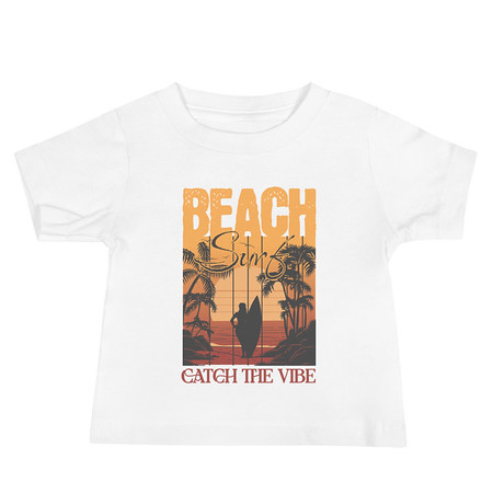 [ID: 305-G342] Catch the Vibe Baby Staple Tee