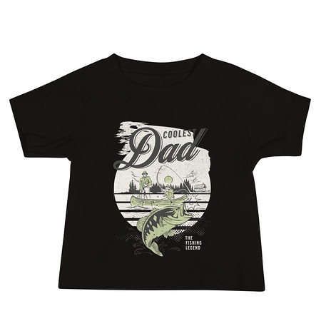 [ID: 305-G419] Coolest Dad Baby Staple Tee