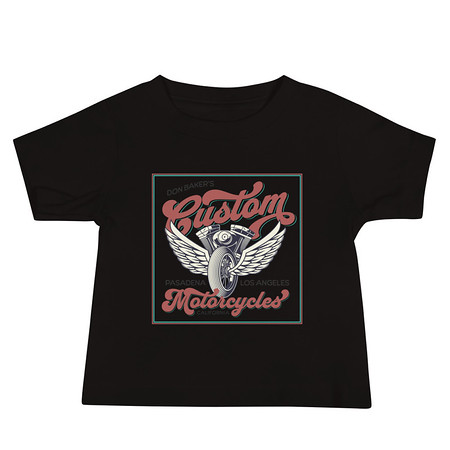 [ID: 305-G445] custom motorcycle  Baby Staple Tee
