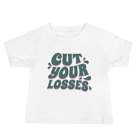 [ID: 305-G448] Cut your Losses Baby Staple Tee