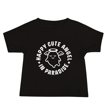 [ID: 305-G449] Cute Angel - Wings Baby Staple Tee