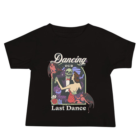 [ID: 305-G466] Dancing Our Last Dance - Halloween Baby Staple Tee
