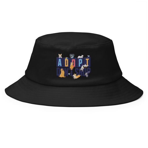 [ID: 253-G23] Adopt a Pet - Cute Animal Bucket Hat