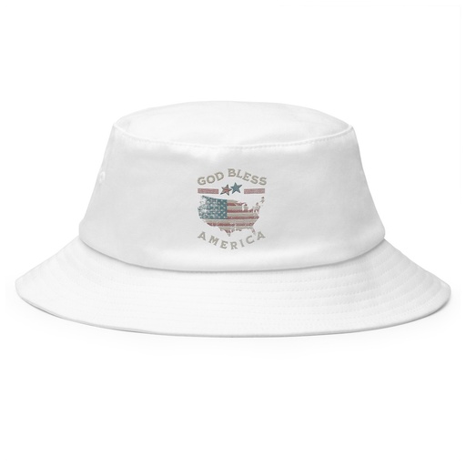 [ID: 253-G60] America - Land Of The Free Bucket Hat