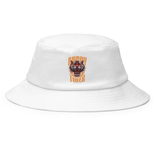 [ID: 253-G85] Angry Tiger - AI Bucket Hat