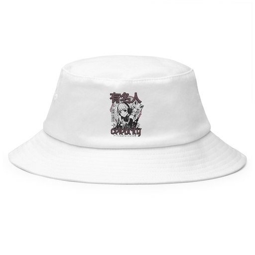 [ID: 253-G88] Anime Celebrity Girl - Japanese Cyber Streetwear Bucket Hat