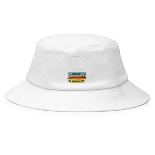 [ID: 253-G120] Awesome Dad Checklist Bucket Hat