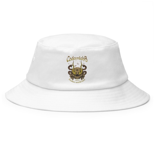 [ID: 253-G137] Band Merchandise Tour Illustration Bucket Hat