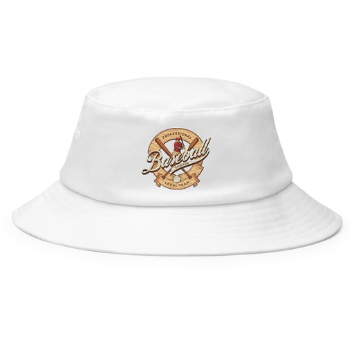 [ID: 253-G145] Baseball Team - College Sports Bucket Hat