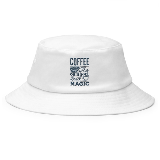 [ID: 253-G227] Black Magic Coffee - Simple Cup Bucket Hat
