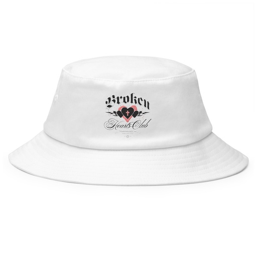 [ID: 253-G287] Broken Hearts Club Bucket Hat