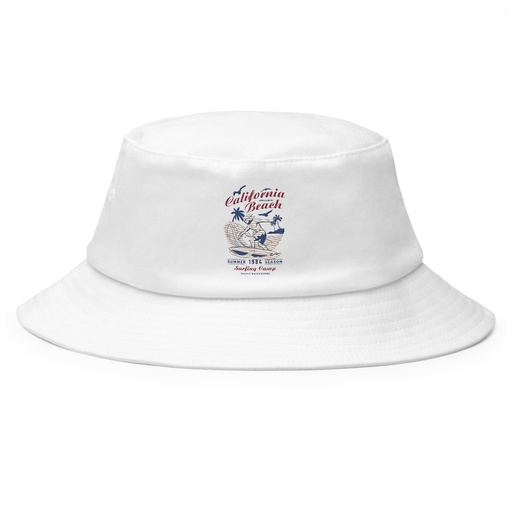 [ID: 253-G313] California Beach Surfing Bucket Hat