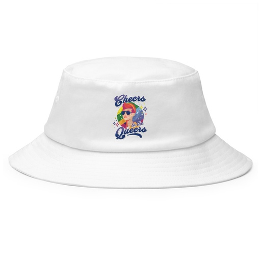 [ID: 253-G362] Cheers to the Queers Bucket Hat