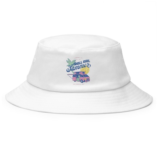 [ID: 253-G366] Chill Girl Summer Bucket Hat