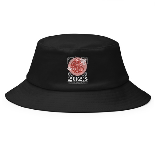 [ID: 253-G368] Chinese Lunar Year - Rabbit Bucket Hat
