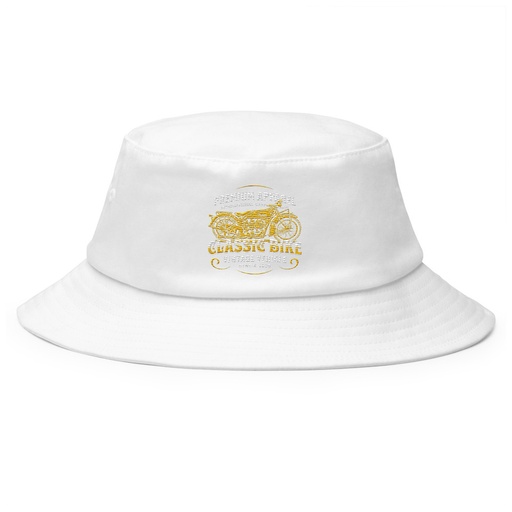 [ID: 253-G380] Classic Bike Bucket Hat