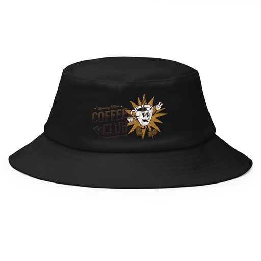 [ID: 253-G396] Coffee Club Bucket Hat